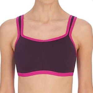 Natori Plum and Hot Pink Sports Bra